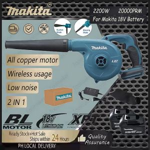 Makita Cordless Air Blower Heavy Duty Vacuum 2 In 1 Portable Dust Blower