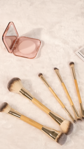SUBIRELA 2-in-1 Dual-Ended Eyeshadow Brush Make Up Brush Blending Brush Suitable for beginners Fine Soft Bristles