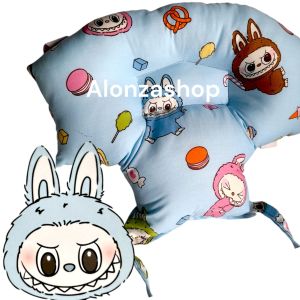 BANTAL STANG MOTOR ANAK LABUBU pink/biru