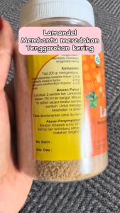 LAMANDEL BOTOL | Lamandel Bubuk Obat Herbal atasi Amandel \"Kemasan Baru\"