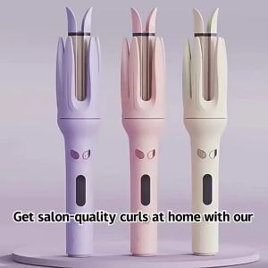 Professional Silk Portable Auto rotating curling Iron เครื่องม้วนผมอัตโนมัติพร้อมเครื่องทำความร้อน PTC