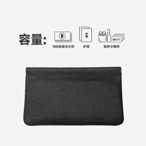 Simple Soft Leather Large Capacity Long Wallet