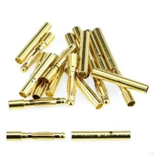 10 Cặp Đầu Nối Hình Quả Chuối Mạ Vàng 2.0mm/3.0mm/3.5mm/4.0mm Cho Động Cơ Không Chổi Than RC ESC - Phụ Tùng & Phụ Kiện RC Bằng Kim Loại
