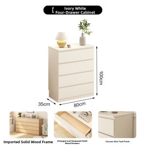 SAMEDREAM | Malm Style Solid Wood Storage Chest