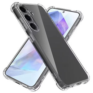 For Samsung Galaxy A07 A17 A56 A55 A54 A36 A35 A34 A26 A16 A06 A25 A15 A24 A14 Shockproof Silicone Clear Case Airbag Back Cover