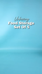 Pero Food Container Set of 5 - Tempat Penyimpanan Makanan Microwave Safe