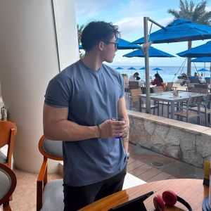 Large Size 300 Pounds Solid Color Versatile Short Sleeve T-Shirt Mens Summer Sport Casual Breathable Training Fitness Top