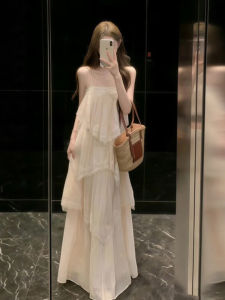 CHANGTONG | French Style Elegant Fairy Dress for Beach