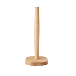 Juglans Wood Paper Towel Holder Kitchen Bathroom Oil Absorbing Roll Paper Stand Vertical Storage Organizer Wall Mounted