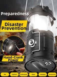 AIC | Solar Hand Crank Lantern Camping Light