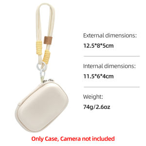 XFJI | EVA Mini Camera Hard Shell Carrying Case Shockproof Storage Box Compatible with Sony Canon Fuji CCD Cameras