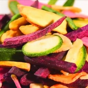 (1 แถม 1) ของ 9 ชนิด ถุงละ 150 กรัม ได้น้ำหนักรวม 300 กรัม, ผลไม้อบกรอบ, ผักผลไม้อบกรอบ หวานเจี๊ยบน้ำตาลไทย