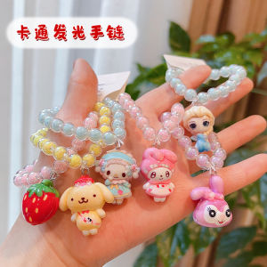 Kids Cartoon Stuffed Hand Accessories Toys Princess Bracelets