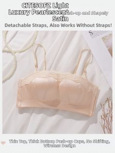 Red Underwear Set for Small Breasts Gathering No Steel Ring Reducing Armpit Fat Preventing Sagging