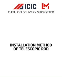 ICIC Rod For Hanging Clothes Punch-free Adjustable Shower Curtain Rods And Accessories Stainless Steel