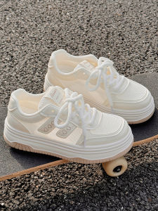 Summer Womens Breathable Mesh Sneakers Casual Sports Shoes Cross Buckle Net Surface round Toe Thick Bottom Rubber Outsole