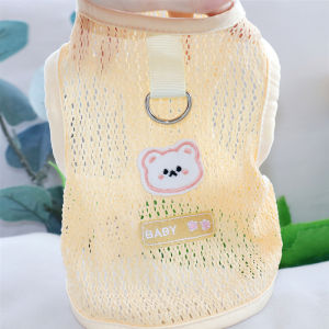 Áo Vest Mùa Hè Mỏng Cho Chó Nhỏ Có Thể Kéo Được Teddy Yorkie Chihuahua Pomeranian Bichon Casement Thường Ngày Cho Thú Cưng