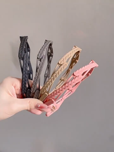 SHOPHOME Bando Lipat Korea Style Wanita Bondu Fashion Warna Doff Magic Folded Hairband BND14