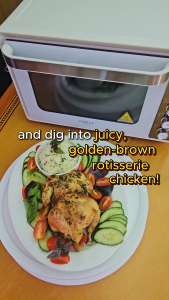 CORELLE SEKA Air Fryer Toaster Oven 33L - Korean-style Minimalist White