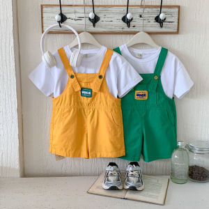 กางเกงขาสั้นฤดูร้อนสำหรับเด็กชาย กางเกงขายาวลำลอง เอวต่ำ ทรงหลวม ทรงหลวม สไตล์เกาหลี แฟชั่น 5 จุด ชุดกีฬาลำลอง