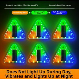CHANGJIE | Solar Flashing Warning Tail Light
