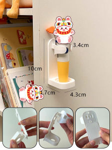 Universal Childrens Learning Pen Holder Wall-Mounted No-Drilling Required Jojo Student Recording Pen Stand Toy Storage Rack