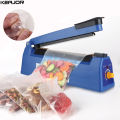 Electric Heat Bag Sealing Machine Plastic Bag Sealer Hand Press Food Seal Plastic Bag Impulse Sealer Fast Heat Packaging Machine. 