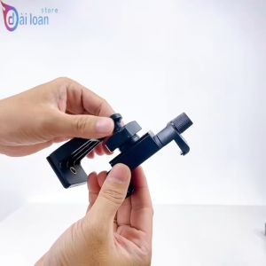 Đầu kẹp điện thoại VCT-358 gắn tripod ren 1/4 và xoay 360 độ