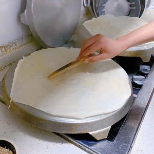 Thickened Aluminum Non-stick Flat Bottom Pan for Gas Stove Single Pancake Iron Skillet Home Use Cooking Utensil No Smoke