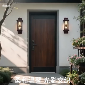 Đèn Tường Ngoại Thất NLMT Phù Điêu Sơn Thủy Hoài Cổ