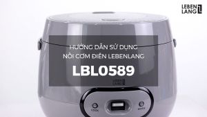 Nồi cơm điện Lebenlang LBL0589 dung tích 1200ml công suất 500W thiết kế đơn giản hiện đại - hàng chính hãng