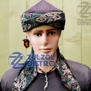 Peci Batik Nasional Siap - Sorban Wali Imamah Permanen Dua Tali dan Turban Turki Tutup Kerucut