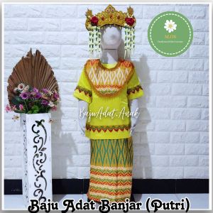 Baju Adat Banjar | Baju Adat Banjar Anak | Baju Adat Banjarmasin Anak | Baju adat Banjar anak laki-laki | Baju adat Banjar anak perwmpuan | Baju adat Kalimantan selatan | Kalsel