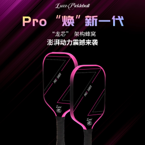 Luzz Premium Carbon Fiber Pickleball Paddle Professional Competition Grade Sports Fitness Fans Supplies 16mm Core Thickness