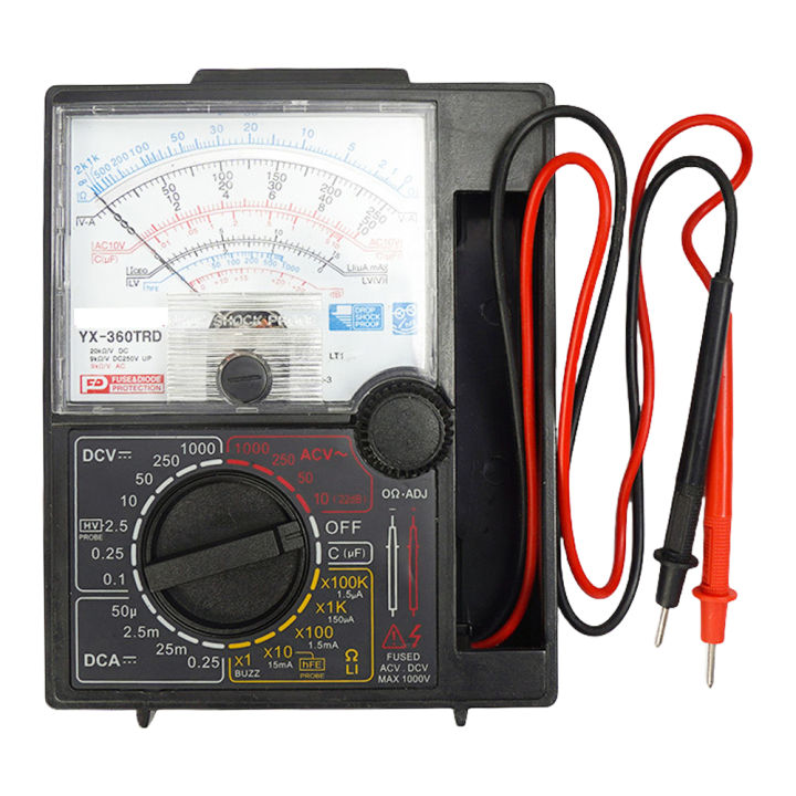 Voltmeter Ammeter DC 1000V Voltage Current Tester Handheld Pointer ...