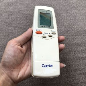 Điều khiển máy lạnh Carrier có nắp gấp hàng zin mới 80-90% - Tặng kèm pin hàng loại tốt - Remote từ xa Carrier