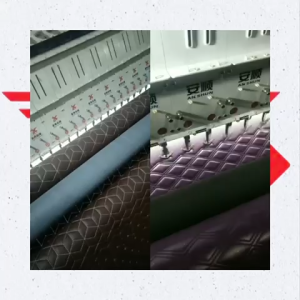 🇲🇾Ready Stock 🇲🇾（SQUARE DESIGN）160*50CM /160*100CM EMBROIDERED SOFT CAR INTERIOR LEATHER WITH SPONGE