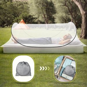 Portable Mosquito Net Pop Up Single Bed 200x100x70cm Travel Foldable Without Hanging Easy Installation Camping Tent Home Camping