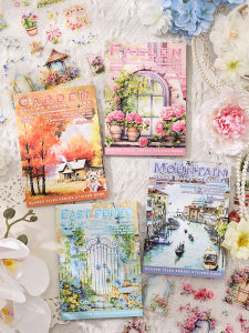 วัสดุตกแต่งบ้านสไตล์ย้อนยุคดอกไม้ DIY สำหรับนักเรียนประถมศึกษา วัสดุตกแต่งบ้านพื้นผิวแบบทอ ลายดอกไม้