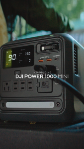 DJI Power 1000 Mini - Mini Power Station | 1008 Wh Capacity 7 Output Ports | Car Battery Recharge| 80% Charge in 58 min