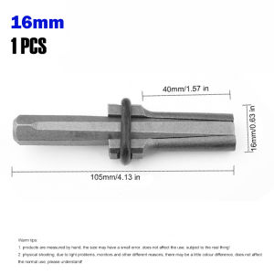 14/16mm Rock Stone Splitter Plug Wedges Feather Shims Cracking Chisel for Marble Granite Concrete Stone Breaking Hand Tools 1pcs