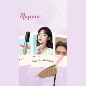 Mascara Chải Đổi Màu Lông Mày Chống Trôi Siêu Bền Kissme Heavy Rotation Coloring Eyebrow EX 8g ( Màu Nâu Tự Nhiên EX #04 )