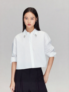 Vero Moda | Regular Fit Diamond Buttons Womens Shirt