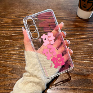 Creative Transparent Cartoon Phone Case for Galaxy S23+ Ultra S22 S21 Female Model New Design Funny Male Model Phone Cover