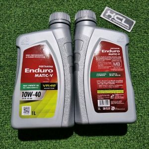 Pertamina Enduro Matic-V Engine Oil 1L 10W-40 Automotive Motorcycle Moto Oils & Fluids