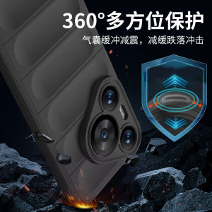 Huawei Pura70 Pro+ Liquid Silicone Soft Shell Case Ultra Drop Resistance Full Cover Protection Business Fashion Simple Style for Men And Women