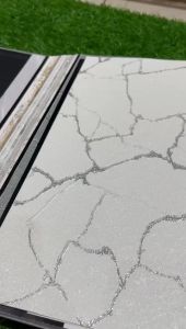 Wallpaper Dinding Marmer Granit Marble Abstrak Biru Tosca Ocean Blue Silver Cream Glitter Mewah Premium Vinyl