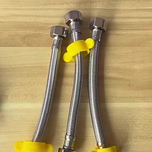 YTYIN | 30cm/50cm/80cm Stainless Steel Plumbing Explosion-Proof Flexible Braided Hose Faucet Water Pipe For Kitchen Bathroom Plumbing