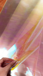 20 Lembar Kertas buket bunga plastik hologram wrapping paper KB6045