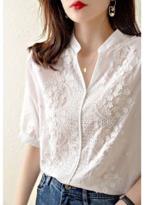Spring Fashion French Style Elegant Versatile Youthful Loose Slimming Top